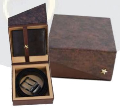 Premium Belt Wallet Set for Men, Elegant Corporate Gift Combo for Executive Gifting, Festive Occasions and Personal Accessory Use with Refined Presentation